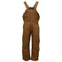 Insulated Duck Bib Overalls Heavy-Duty Duck Fabric Outer Shell Water and Stain Resistant