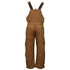 Insulated Duck Bib Overalls Heavy-Duty Duck Fabric Outer Shell Water and Stain Resistant