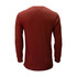 Sleeve Thermal Henley Cotton Polyester Spandex 3-Button Placket Rib Knit Cuffs and Collar Crew Neck