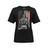 Kids American Soldier Graphic Tee Cotton Polyester Crew Neck Taped Seams