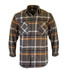 Fort Scott Plaids Yarn Dyed Cotton Banded Collar Hemmed Bottom Adjustable Cuff Chest Pockets Heavy Duty