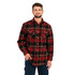 Fort Scott Plaids Yarn Dyed Cotton Banded Collar Hemmed Bottom Adjustable Cuff Chest Pockets Heavy Duty