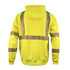 ANSI Class 3 Hi-Vis Segmented Tape Fleece Pullover Hoodie