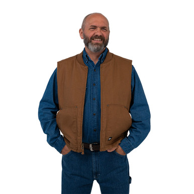 Premium Men's Berber Lined Work Vest - KEY Apparel