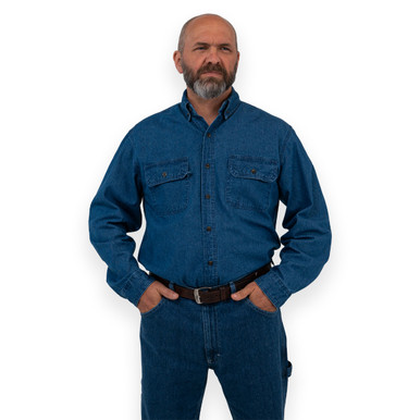 Workwear Denim Shirt - Men - Ready-to-Wear