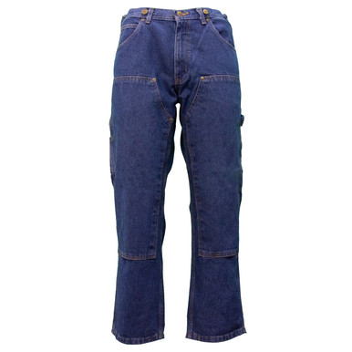 KEY Apparel Double Front Denim Logger Dungarees