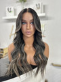 Pamela – Dark Brown Highlighted Lace Wig