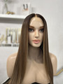(Ready To Ship) Sophie – Rooted Brown HD Lace Wig W/ Highlights
