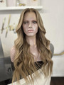 (Ready To Ship) Marlene – Carmel Latte Blonde HD Lace Wig
