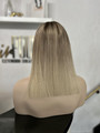 (Ready To Ship) Chloe – Champagane Blonde Long Bob Wig