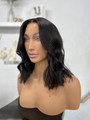(Ready To Ship) Jessie – Natural Black Wavy Bob Wig