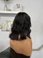 (Ready To Ship) Jessie – Natural Black Wavy Bob Wig