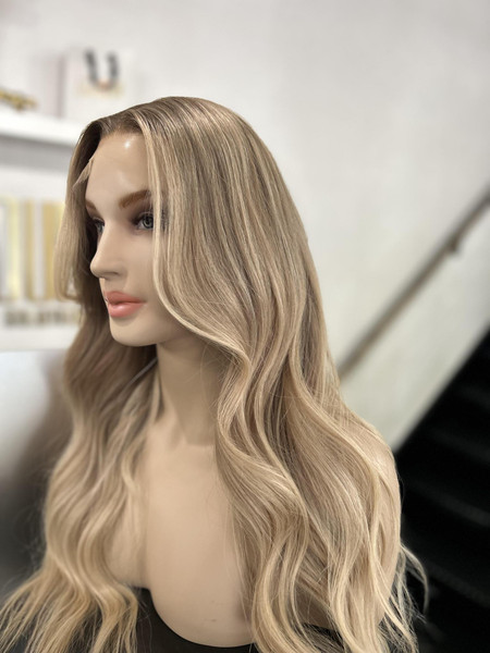 (Ready To Ship) Josie – Wheat Balayage Blonde HD Lace Wig