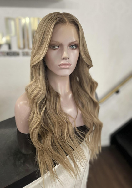 (Ready To Ship) Marlene – Carmel Latte Blonde HD Lace Wig