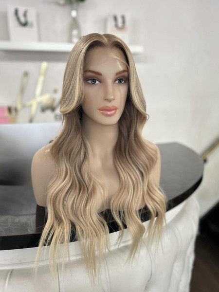 (Ready To Ship) Josie – Wheat Balayage Blonde HD Lace Wig