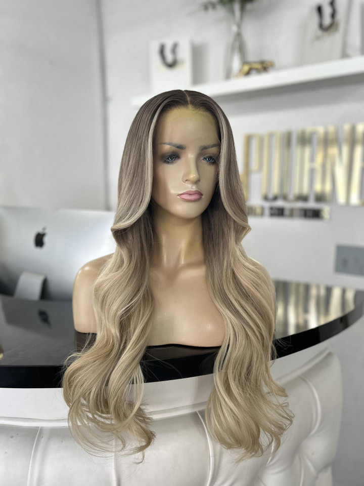 Winnie – Buttercream Blonde Balayage HD Lace Wig