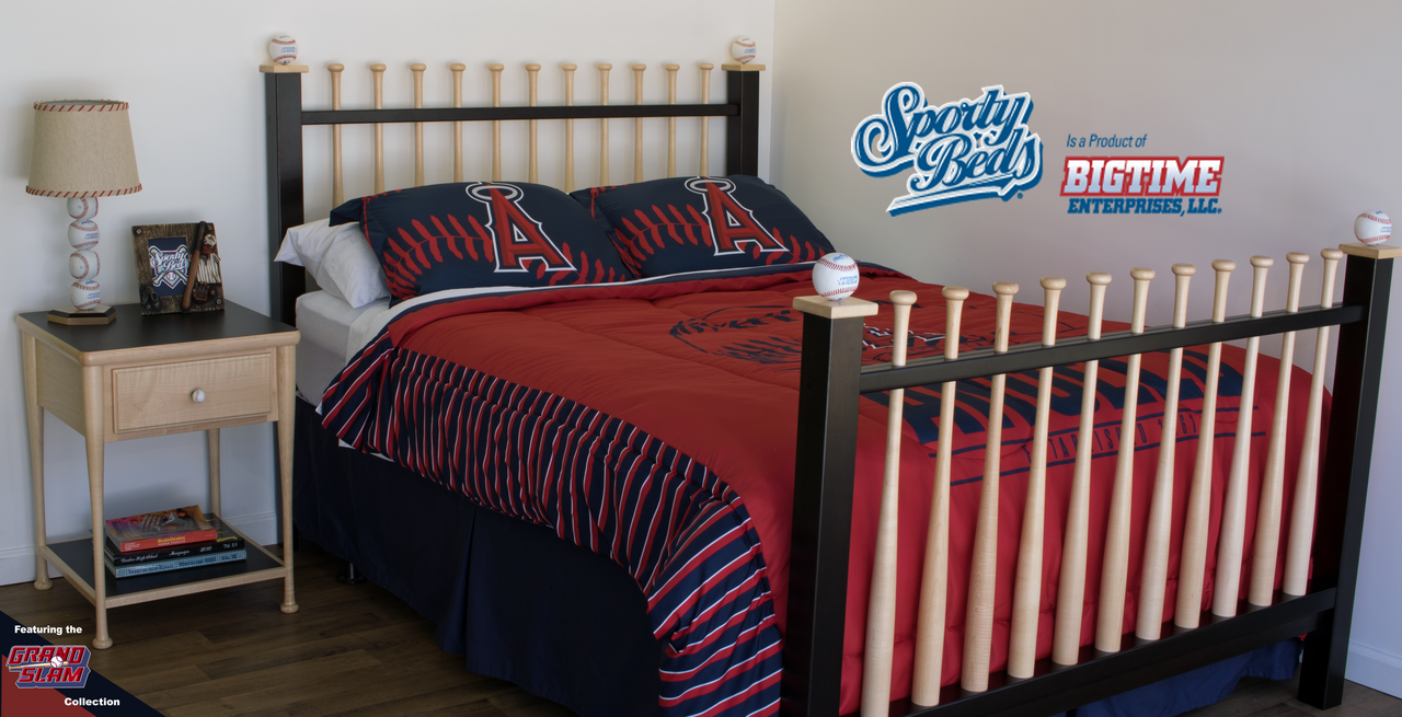 Queen Baseball Headboard and Foot-board by Sporty Beds