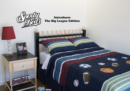 Big League Edition - Queen Size Headboard - Grand Slam Collection / Sporty Beds