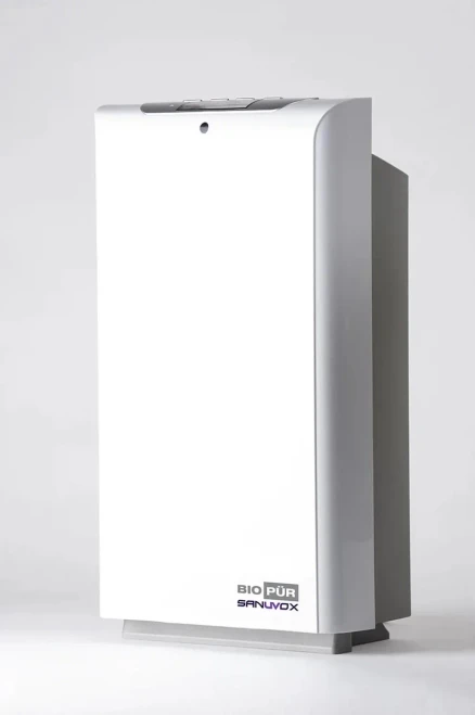 Purificateur d’air Sanuvox Biopür avec filtration HEPA et technologie UV-C