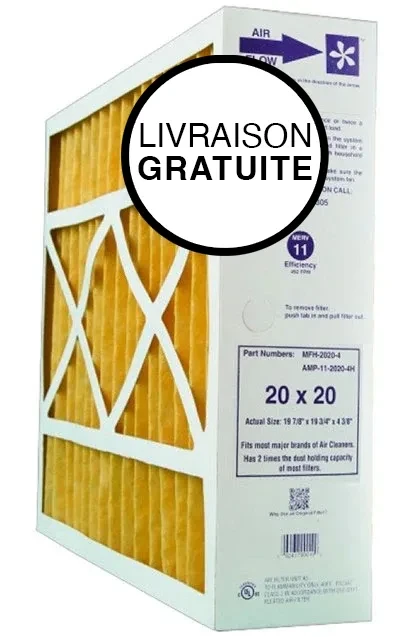 Five Seasons MFH-2020-4 Filtre à fournaise 20x20x4 MERV 11 (boite de 3)