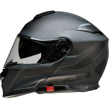 Solaris Modular Scythe Helmet Black/Grey - Papa's Motorcycle Apparel