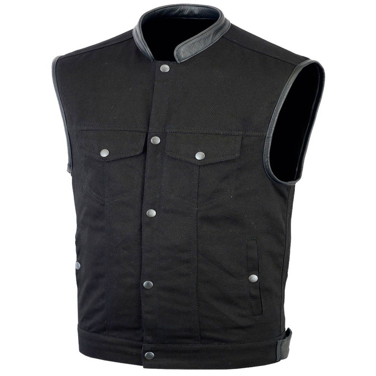 Denim Club Vest - Papa's Motorcycle Apparel