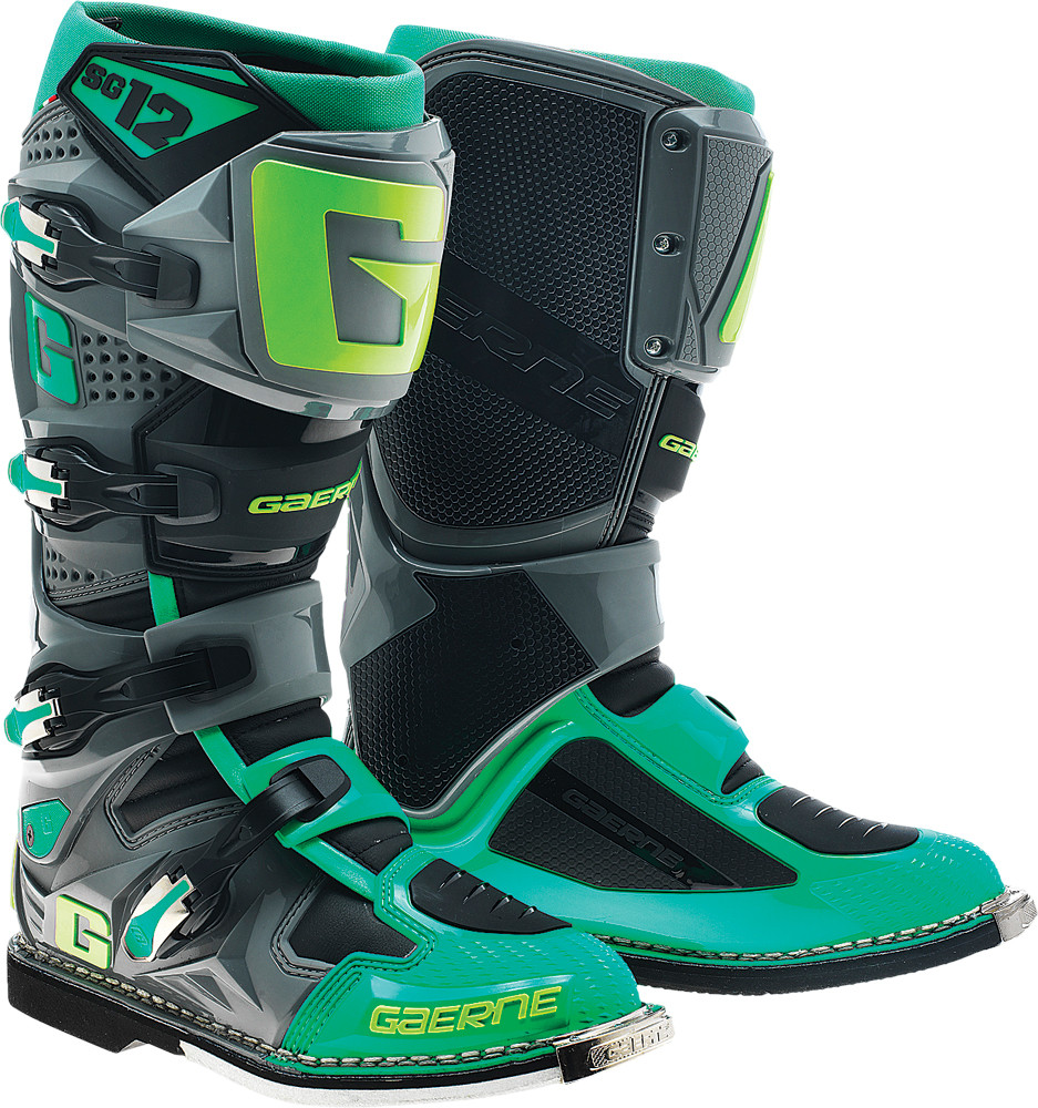 Sg-12 Boots Green Sz 8