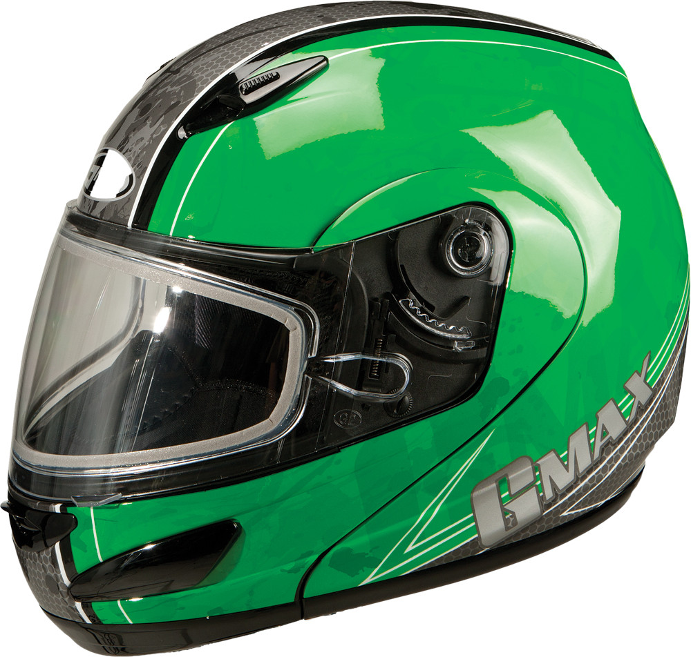 gmax 44s motorcycle modular helmet MD-04S Sector Snow W/ Electric Shield Orange/Black / 3X-Large The Gmax MD Gm44S Modular Helmet Semcoe White/Silver/Black