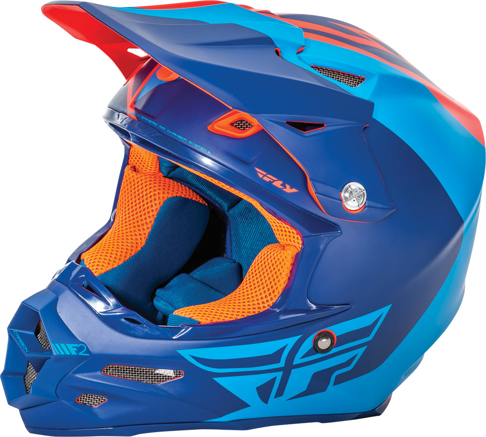 F2 Carbon Pure Helmet Matte Blue/Orange S