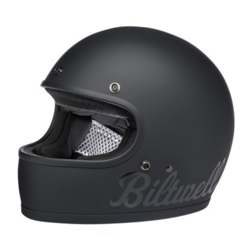 Gringo Helmet Flat Black Factory Papa's Motorcycle Apparel