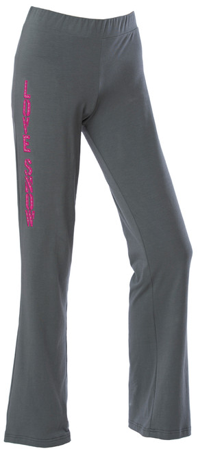 Yoga Pant Xl Gray/Fuschia
