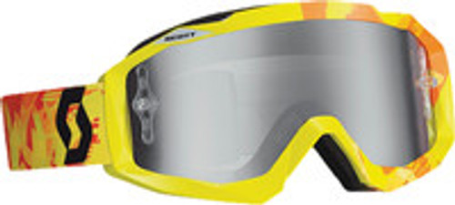 Hustle Goggle Scribble Green/ Orange W/Silver Chrome Lens