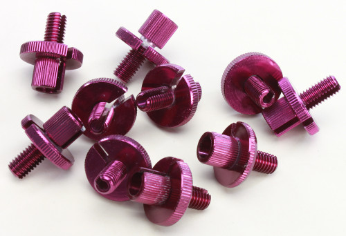 10/Pk Cable Adjuster-8Mm Purp Most Japanese Cycles