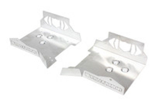 Rear A-Arm Armor Brushed Aluminum