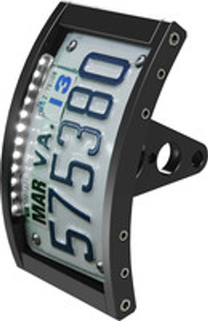 Curved Tag Mount W/Led Black Denim