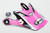 Gm46Y-1 Kritter Ii Visor White/Pink Youth