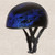 DOT Skull Cap w/Skull Flames Blue