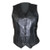 Women's Braided Lambskin Vest