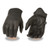 Men's Short Wristed Leather Gloves w/Gel Palm