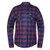 TW207.00 Mens Red & Blue Flannel Shirt