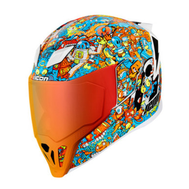 icon airmada lucky lid 2 helmet Domain 4 Motorcycle & Visor The Airform Luckylid 5 comes up swinging with a wild Airflite Helmet - ReDoodle -