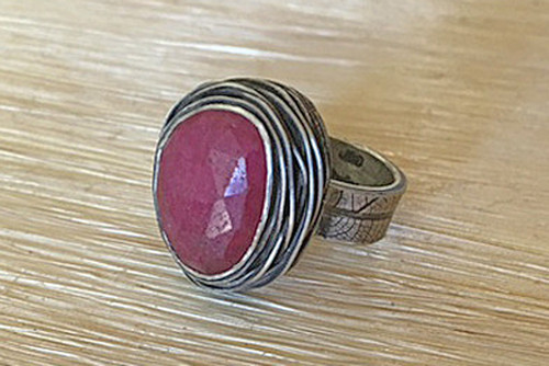 Shadow Ellipse Large Nest Ring