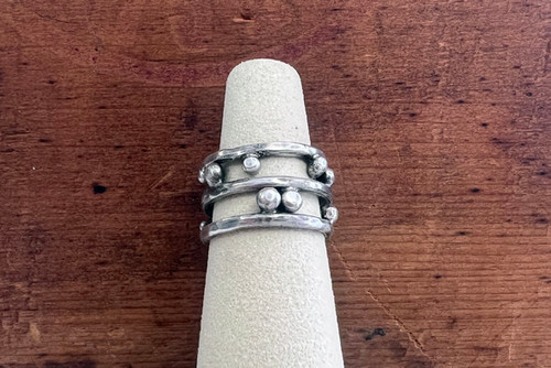 Caviar Stacking Ring Set