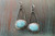 Amazonite Halo Bridge Earrings