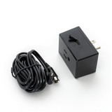 Gambit Growing smart plug and power cable included with the Gale Force 6-inch inline fan, designed for automated power control and smart grow room integration.