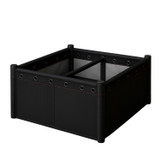 3x3 Fabric Raised Bed – 500GSM with Liner, Eyelets, and Frame Kit