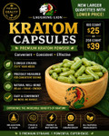 Premium Kratom Capsules - Laughing Lion Herbs