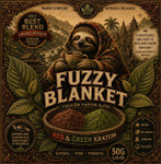 Fuzzy Blanket Red and Green Kratom Blend - 50g