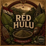 Premium Red Hulu Kratom Powder - Laughing Lion Herbs - 500g