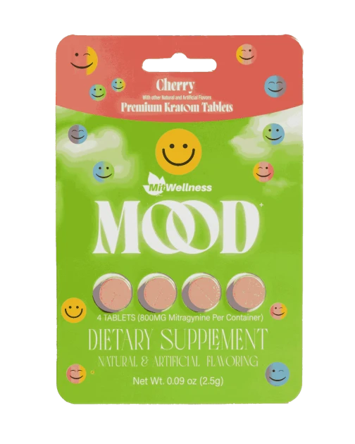 MitWellness Mood Kratom Tablets 800mg (NO 7Oh)